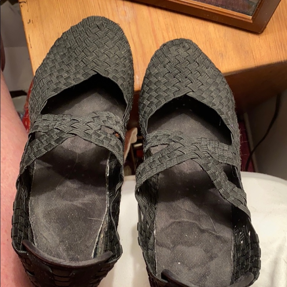 Steven woven wedges